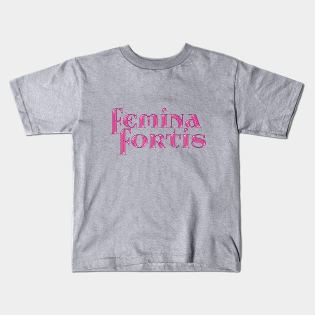 Femina fortis Kids T-Shirt by Sinmara